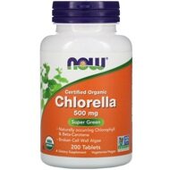 Chlorella 500 мг NOW 200 таб.