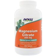 Magnesium Citrate 200 мг NOW 250 таб.