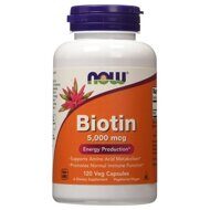 Biotin 5000 мкг NOW 120 капс.
