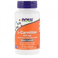 L-carnitine 500 мг NOW 60 капс.